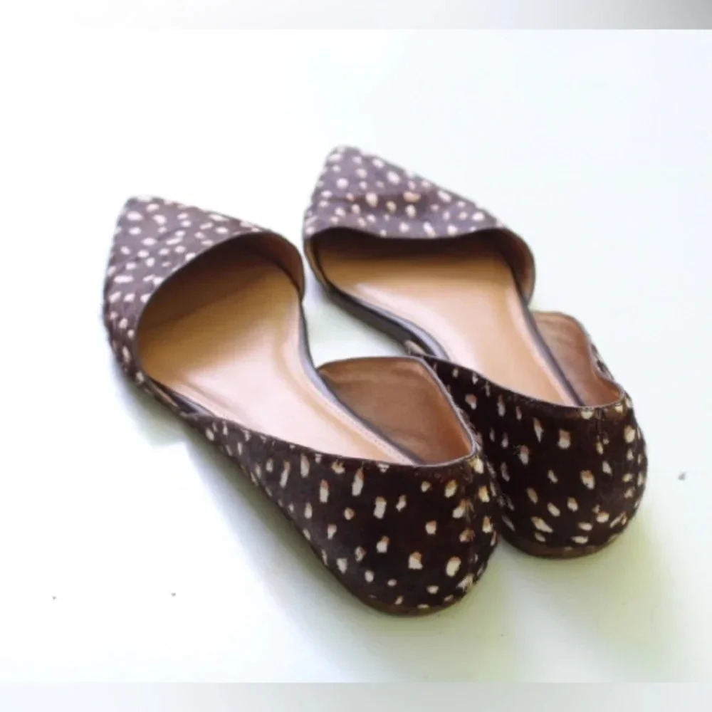 J. Crew Brown and Cream Flats - Picture 7 of 11